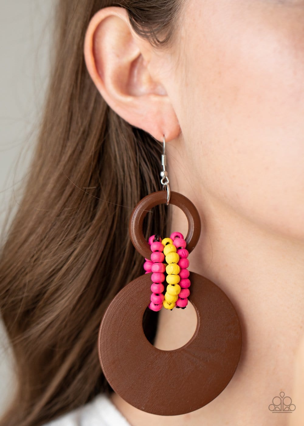 Paparazzi Accessories: Beach Day Drama - Multi Earrings - Jewels N Thingz Boutique
