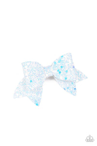 Paparazzi: Confetti Princess - White Sequins Hair Clip - Jewels N’ Thingz Boutique