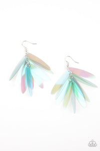 Paparazzi: Holographic Glamour - Multi/Iridescent/Sequin Earrings - Jewels N’ Thingz Boutique
