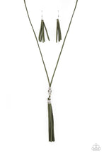 Load image into Gallery viewer, Paparazzi: Hold My Tassel - Green Necklace - Jewels N’ Thingz Boutique