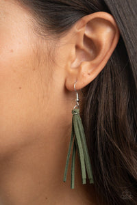 Paparazzi: Hold My Tassel - Green Necklace - Jewels N’ Thingz Boutique