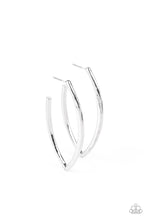 Load image into Gallery viewer, Paparazzi: Point-Blank Beautiful - Silver Hoop Earrings - Jewels N’ Thingz Boutique