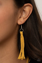 Load image into Gallery viewer, Paparazzi Accessories: Look At MACRAME Now - Yellow Tassel Necklace - Jewels N Thingz Boutique