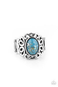 Paparazzi Accessories: Straight To The POP! - Blue Iridescent Ring - Jewels N Thingz Boutique