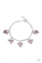 Load image into Gallery viewer, Paparazzi Accessories: Matchmaker, Matchmaker - Pink Heart Charm Bracelet - Jewels N Thingz Boutique