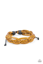 Load image into Gallery viewer, Paparazzi Accessories: Too Close To HOMESPUN - Yellow Leather Bracelet - Jewels N Thingz Boutique