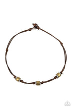 Load image into Gallery viewer, Paparazzi Accessories: Renegade Ranger - Brown/Brass Urban Necklace - Jewels N Thingz Boutique