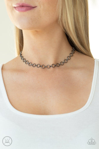 Paparazzi Accessories: Insta Connection - Black Choker - Jewels N Thingz Boutique