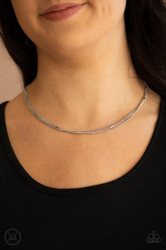 Paparazzi Accessories: Need I SLAY More - Silver Choker - Jewels N Thingz Boutique