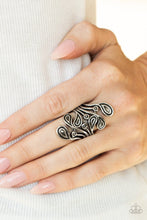 Load image into Gallery viewer, Paparazzi Accessories: FRILL In The Blank - Silver Antiqued Ring - Jewels N Thingz Boutique