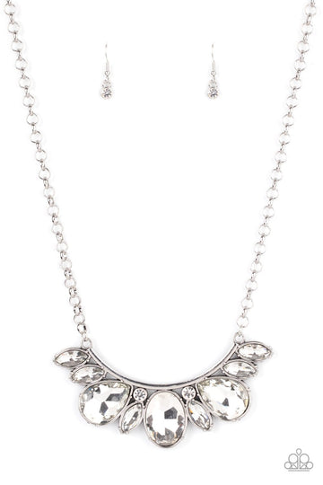 Come CHAIN or Shine - White Necklace - Paparazzi Accessories - March 2023  Fashion Fix | Alies Bling Bar