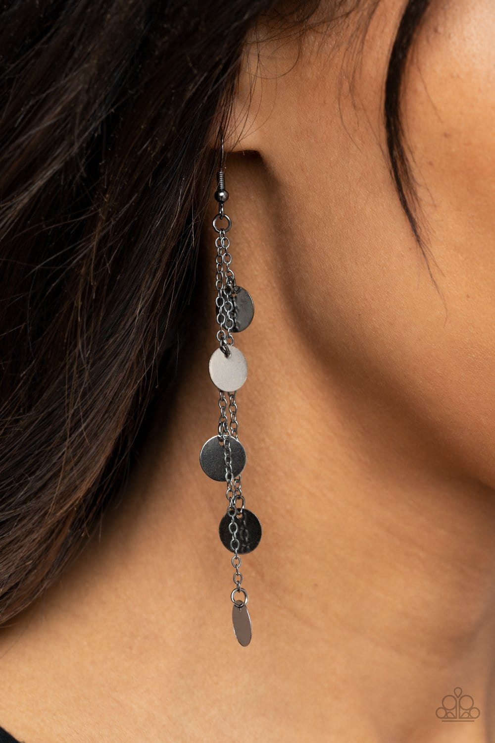 Paparazzi Accessories: Take A Good Look - Black Earrings - Jewels N Thingz Boutique