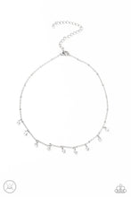 Load image into Gallery viewer, Paparazzi Accessories: Dainty Diva - Silver/White Rhinestone Choker - Jewels N Thingz Boutique