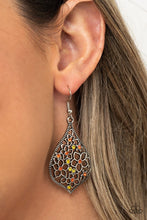 Load image into Gallery viewer, Paparazzi Accessories: Full Out Florals - Multi Rhinestone Earrings - Jewels N Thingz Boutique