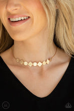 Load image into Gallery viewer, Paparazzi Accessories: Dont Get Bent Out Of Shape - Gold Choker - Jewels N Thingz Boutique