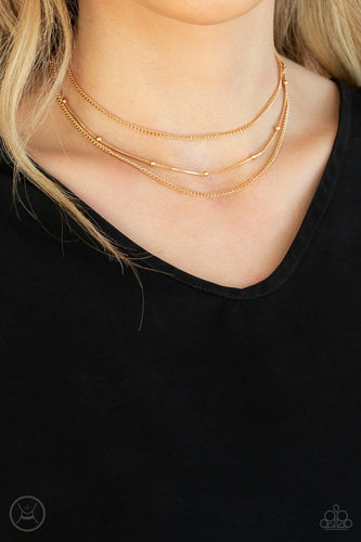 Paparazzi Accessories: Subtly Stunning - Gold Choker - Jewels N Thingz Boutique