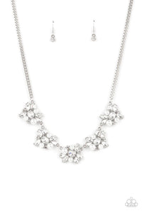 Paparazzi Accessories: HEIRESS of Them All - White Pearl/Rhinestone Necklace - Jewels N Thingz Boutique