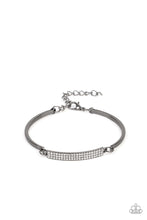 Load image into Gallery viewer, Paparazzi Accessories: Showy Sparkle - Black/Gunmetal Bracelet - Jewels N Thingz Boutique