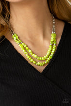 Load image into Gallery viewer, Paparazzi Accessories: Staycation Status - Green Necklace - Jewels N Thingz Boutique