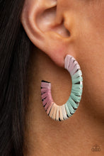 Load image into Gallery viewer, Paparazzi Accessories: A Chance of RAINBOWS - Multi Wicker-Like Earrings - Jewels N Thingz Boutique