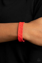 Load image into Gallery viewer, Paparazzi Accessories: Follow The Wildflowers - Red Leather Bracelet - Jewels N Thingz Boutique