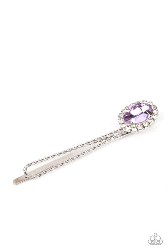 Paparazzi Accessories: Gala Glitz - Purple Rhinestone Bobby Pins - Jewels N Thingz Boutique