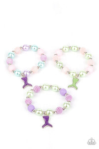 Paparazzi Accessories: Starlet Shimmer Dainty Mermaid Tail Bracelets - 5 PACK - Jewels N Thingz Boutique