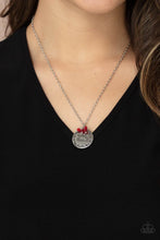 Load image into Gallery viewer, Paparazzi Accessories: Simple Blessings - Red Inspirational Necklace - Jewels N Thingz Boutique