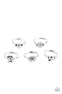 Paparazzi Accessories: Starlet Shimmer Zoo Inspired Framed Rings- 5 PACK - Jewels N Thingz Boutique