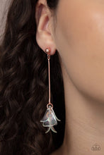 Load image into Gallery viewer, Paparazzi Accessories: Keep Them In Suspense - Copper Iridescent Acrylic Earrings - Jewels N Thingz Boutique