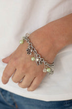 Load image into Gallery viewer, Paparazzi Accessories: Retreat into Romance - Green Iridescent Bracelet - Jewels N Thingz Boutique