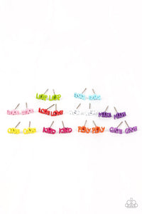 Paparazzi Accessories: Starlet Shimmer - Multicolored Inspirational Earrings - 5 PACK - Jewels N Thingz Boutique