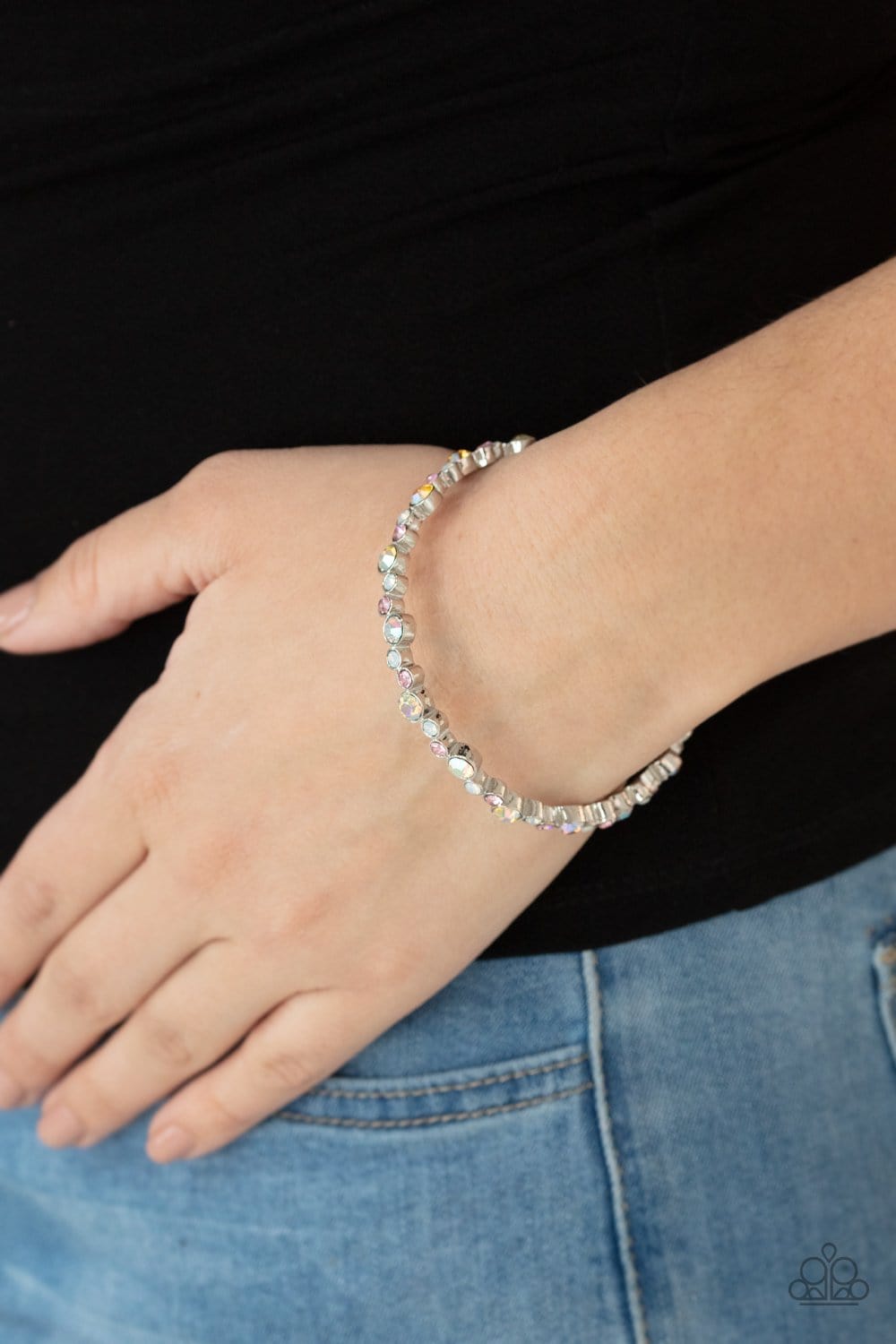 Paparazzi Accessories: Twinkly Trendsetter - Multi Iridescent Bracelet AND a Mystery Piece - Jewels N Thingz Boutique