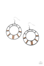 Load image into Gallery viewer, Paparazzi Accessories: Fleek Fortress - Orange Earrings - Jewels N Thingz Boutique