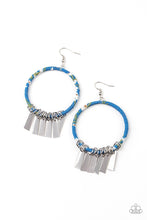 Load image into Gallery viewer, Paparazzi Accessories: Garden Chimes - Blue Hoop Earrings - Jewels N Thingz Boutique
