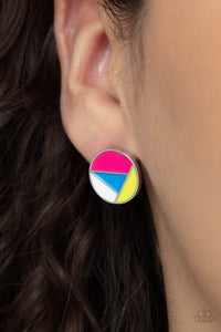 Paparazzi Accessories: Artistic Expression - Multi Geometric Dainty Earrings - Jewels N Thingz Boutique