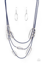 Load image into Gallery viewer, Paparazzi Accessories: Check Your CORD-inates - Blue Necklace - Jewels N Thingz Boutique