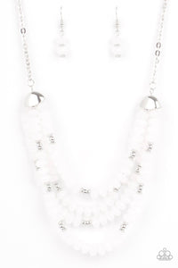 Paparazzi Accessories: Best POSH-ible Taste - White Necklace - Jewels N Thingz Boutique