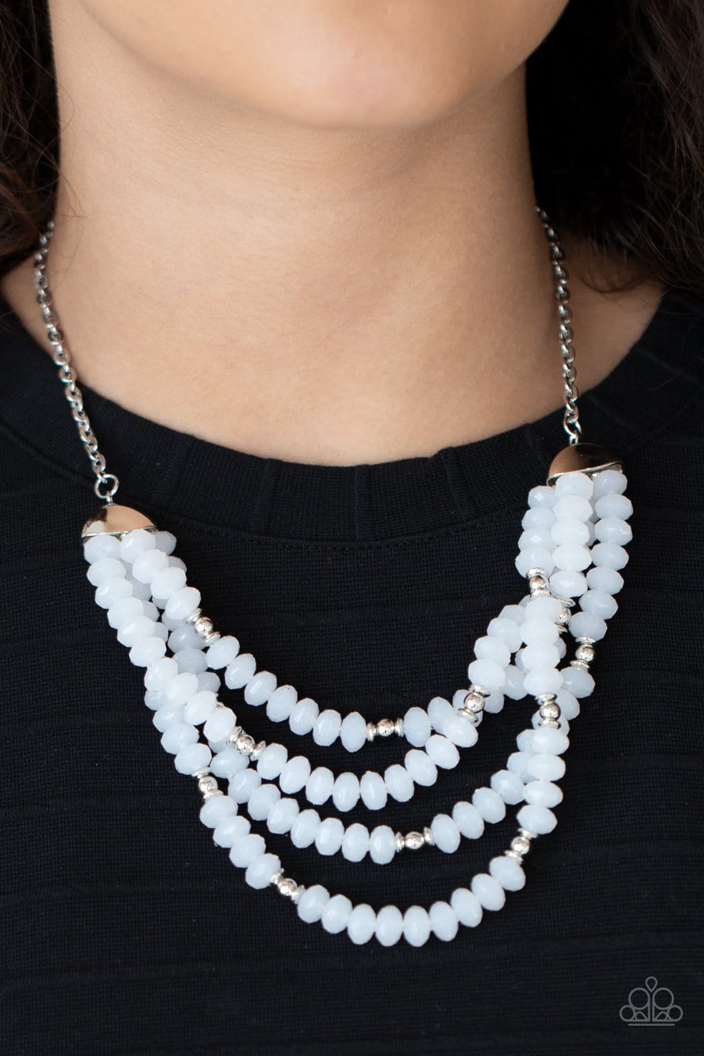 Grandiose Glimmer - White Pearl Necklace - Paparazzi Accessories –  Bejeweled Accessories By Kristie