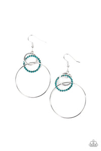 Paparazzi Accessories: In An Orderly Fashion - Blue Earrings - Jewels N Thingz Boutique