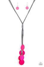Load image into Gallery viewer, Paparazzi Accessories: Tidal Tassels - Pink Iridescent Necklace - Jewels N Thingz Boutique