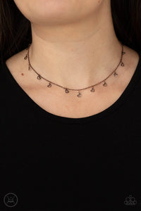 Paparazzi Accessories: Charismatically Cupid - Copper Heart Choker - Jewels N Thingz Boutique