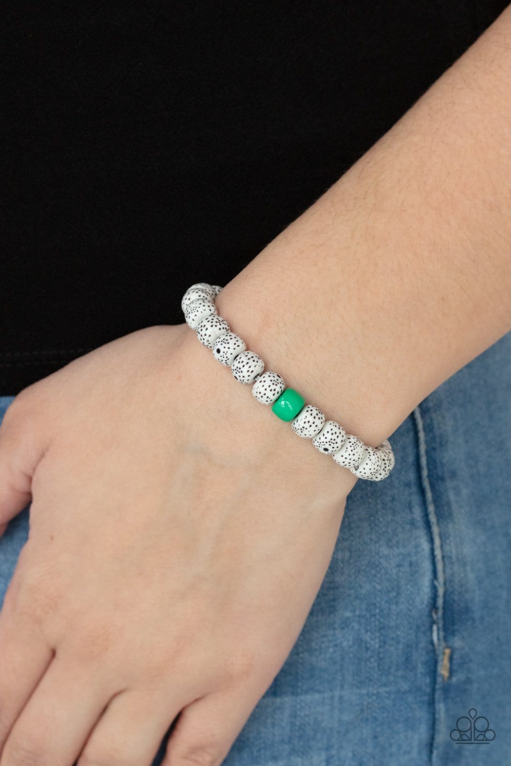 Paparazzi Accessories: ZEN Second Rule - Green/Mint Beaded Bracelet - Jewels N Thingz Boutique