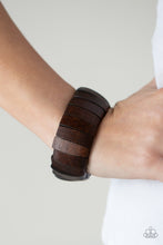Load image into Gallery viewer, Paparazzi Accessories: Raise The BARBADOS - Brown Wooden Bracelet - Jewels N Thingz Boutique