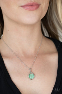 Paparazzi Accessories: Fairy Lights - Green Stone Necklace - Jewels N Thingz Boutique