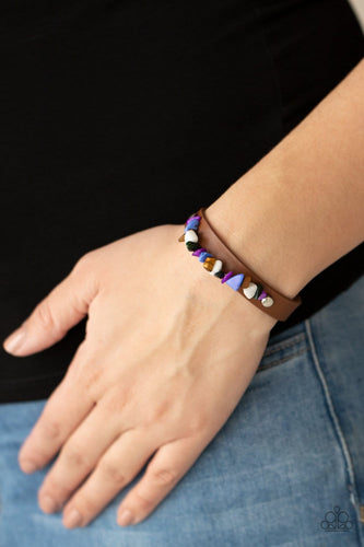 Paparazzi Accessories: Pebble Paradise - Multi Leather Bracelet - Jewels N Thingz Boutique