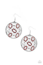 Load image into Gallery viewer, Paparazzi Accessories: Watch OVAL Me - Red Earrings - Jewels N Thingz Boutique