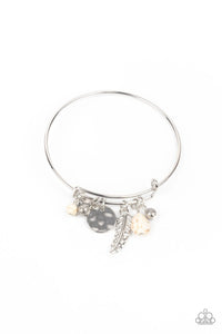 Paparazzi Accessories: Root and RANCH - White Bracelet - Jewels N Thingz Boutique