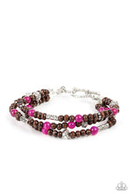 Load image into Gallery viewer, Paparazzi Accessories: Woodsy Walkabout - Pink Bracelet - Jewels N Thingz Boutique