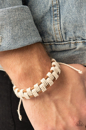 Paparazzi Accessories: Rustic Terrain - Brown Leather Bracelet - Jewels N Thingz Boutique